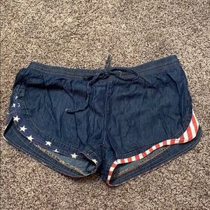 American flag shorts